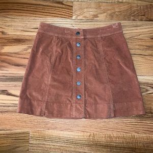Madewell Button Up Skirt